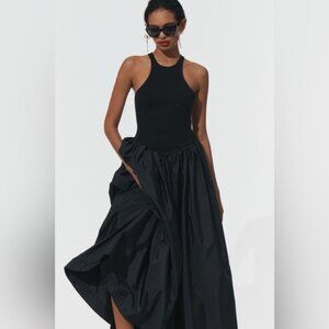NWT Size XXSP   Maeve Sleeveless CrewNeck DropWaist Maxi Dress